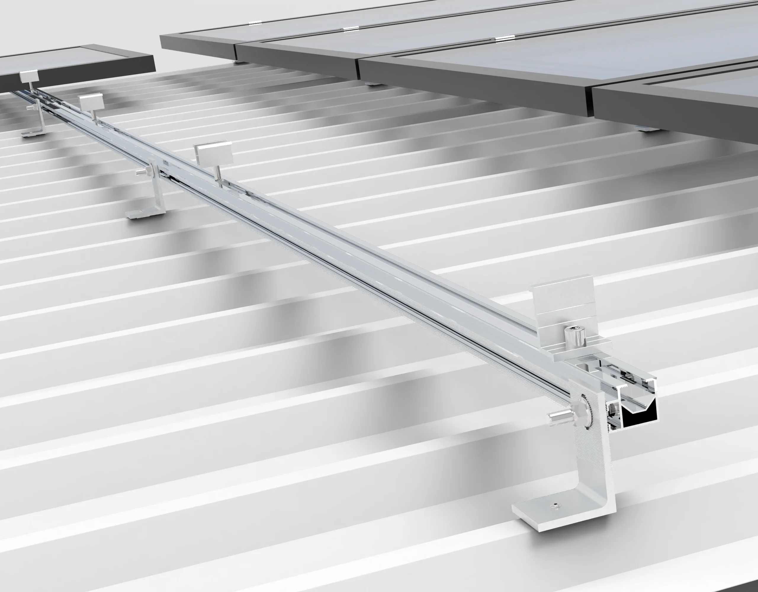 Metal Roof –Solar Racking System- L Feet Solution'