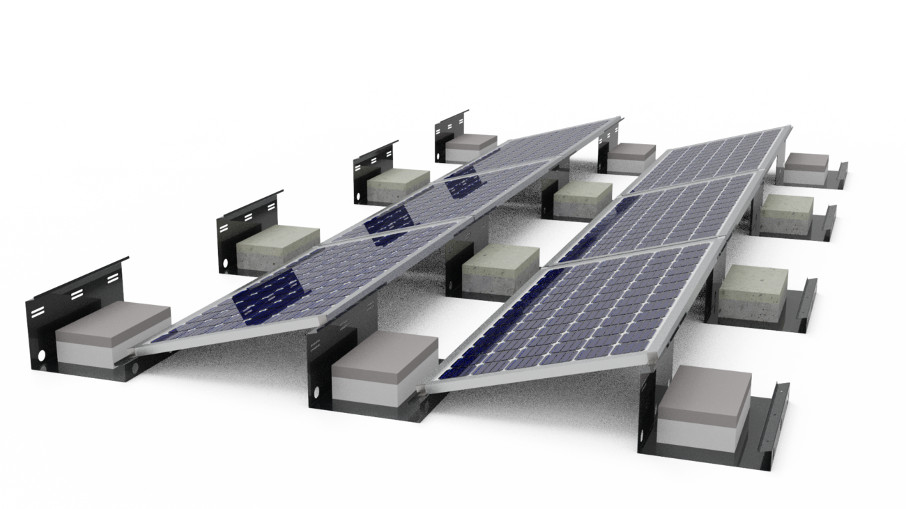 Solar Flat Roof Mounting Systems